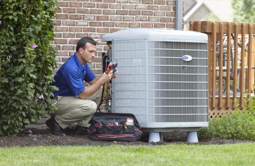 repairman checking gauges