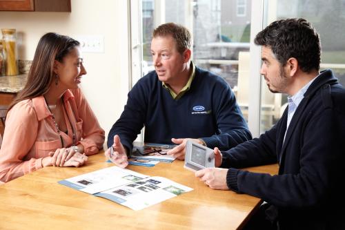 customer and salesman