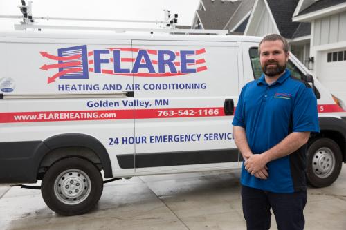 flare heating