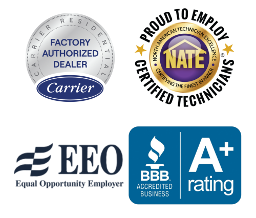 CFAD, NATE, EEO, and BBB A+ Logo